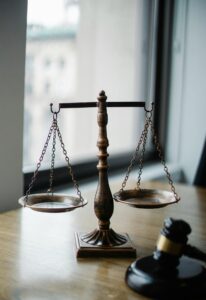 une balance représentant la justice